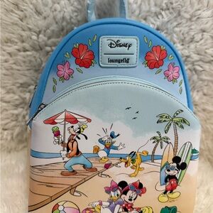 Disney Loungefly Beach Scene Backpack
